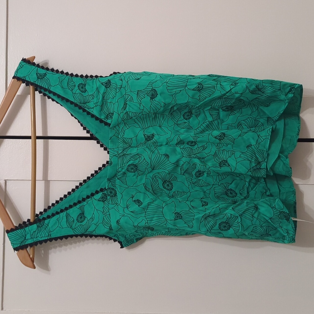 NWOT Kooples Green Top - Poppy Tank - Size Small - Picture 3 of 5